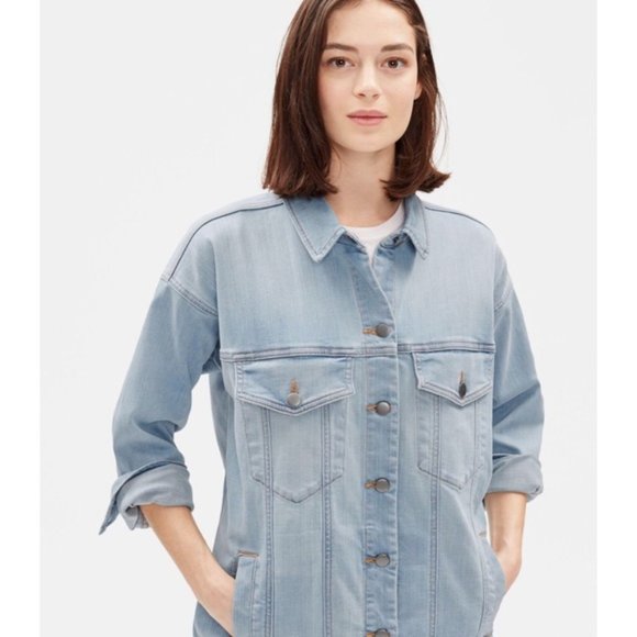 Eileen Fisher Jackets & Blazers - Eileen Fisher Organic Cotton Stretch Jean Jacket.